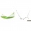 LA SIESTA - ALISIO Hamac  barres Simple Alisio Lime (Outdoor) + Support Rglable Mediterraneo Crme