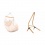LA SIESTA - Chaise-Hamac Basic HABANA Latte (Coton Bio) + Support bois Universel CALMA Nature pour hamac chaise