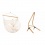 LA SIESTA - Chaise-Hamac Comfort HABANA Latte en coton bio + Support bois Universel CALMA Nature pour hamac chaise