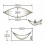 LA SIESTA - MODESTA Hamac Simple en Coton Bio Lagoon + Support Rglable pour hamac simple Nautico