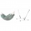 MODESTA Hamac Double en Coton Bio Agave + Support Double Nautico