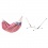 LA SIESTA - MODESTA Hamac Kingsize en Coton Bio Flamingo + Support Rglable pour hamac familial Nautico