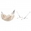 LA SIESTA - MODESTA Hamac Kingsize en coton Bio Nougat + Support Rglable pour hamac familial Nautico