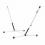 LA SIESTA - MODESTA Hamac Double en Coton Bio Azure + Support Rglable pour hamac double Nautico