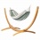 MODESTA Hamac Simple en Coton Bio Olive + Support Elipso Simple