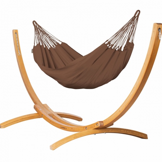 Hamac Simple Modesta Arabica (Coton Bio) + Support Simple Elipso