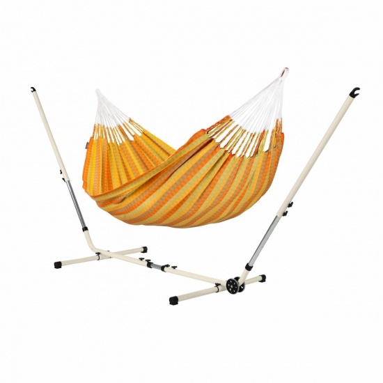 LA SIESTA - Carolina Citrus - Hamac double avec support rglable MEDITERRANEO