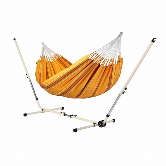LA SIESTA - Currambera Apricot - Hamac   double avec support rglable MEDITERRANEO