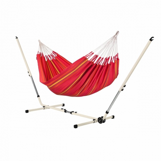 LA SIESTA - Currambera Cherry - Hamac   double avec support rglable MEDITERRANEO