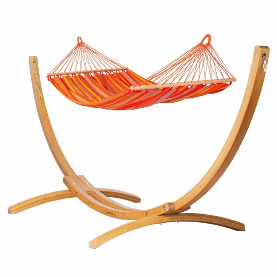 Hamac  barre Double Alisio Toucan (Outdoor) + support Double Elipso