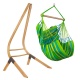 Chaise-Hamac Basic DOMINGO Lime (Outdoor) + Support bois Universel CALMA