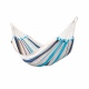 LA SIESTA - Caribea Aqua Blue - Hamac classique simple avec support en acier MEDITERRANEO