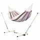 LA SIESTA - Caribea Purple - Hamac classique simple avec support MEDITERRANEO