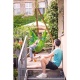 Chaise-Hamac Basic DOMINGO Lime (Outdoor)