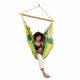 LA SIESTA - Chaise-Hamac Comfort HABANA Jungle en coton bio + Support bois Universel CALMA Nature pour hamac chaise