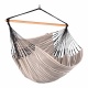 LA SIESTA - Chaise-Hamac Comfort HABANA Zebra en coton bio + Support bois Universel CALMA Nature pour hamac chaise