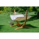 Pack CHILLOUNGE Palma Beach : Hamac  barres simple avec support en eucalyptus certifi FSC