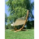 Pack CHILLOUNGE Palma Beach : Hamac  barres simple avec support en eucalyptus certifi FSC