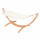 Pack CHILLOUNGE Palma Beach : Hamac  barres simple avec support en eucalyptus certifi FSC