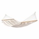 LA SIESTA - FLORENCIA Hamac  barres Simple Latte (Coton Bio) + Support Rglable pour hamac simple Nautico