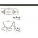 Pack CHILLOUNGE Palma Green Bay : Hamac  barres simple avec support en eucalyptus certifi FSC