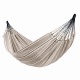 LA SIESTA - FLORA Hamac Double en coton bio Zebra + Support Rglable Mediterraneo Crme