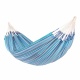 LA SIESTA - MODESTA Hamac Double en Coton Bio Azure + Support Rglable Mediterraneo Crme