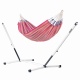 LA SIESTA - MODESTA Hamac Double en Coton Bio Flamingo + Support Rglable pour hamac double Nautico