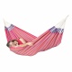 LA SIESTA - MODESTA Hamac Double en Coton Bio Flamingo + Support Rglable Mediterraneo Crme