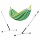 LA SIESTA - MODESTA Hamac Double en Coton Bio Jungle + Support Rglable pour hamac double Nautico