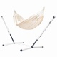 LA SIESTA - MODESTA Hamac Double en Coton Bio Latte + Support Rglable pour hamac double Nautico