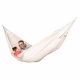 LA SIESTA - MODESTA Hamac Double en Coton Bio Latte + Support Rglable pour hamac double Nautico