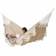 LA SIESTA - BOSSANOVA Hamac Kingsize en Coton Bio Muscade + Support Rglable pour hamac familial Nautico