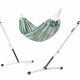 LA SIESTA - MODESTA Hamac Kingsize en Coton Bio Agave + Support Rglable pour hamac familial Nautico