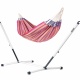 LA SIESTA - MODESTA Hamac Kingsize en Coton Bio Flamingo + Support Rglable pour hamac familial Nautico