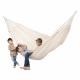 LA SIESTA - MODESTA Hamac Kingsize en coton Bio Latte + Support Rglable pour hamac familial Nautico