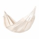 LA SIESTA - MODESTA Hamac Kingsize en coton Bio Latte + Support Rglable pour hamac familial Nautico