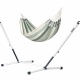 LA SIESTA - MODESTA Hamac Kingsize en coton Bio Olive + Support Rglable pour hamac familial Nautico