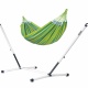 LA SIESTA - BRISA Hamac Simple Lime (Outdoor) + Support Rglable pour hamac simple Nautico