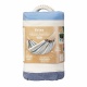 LA SIESTA - BRISA Hamac Simple Bleu Sea Salt (Outdoor) + Support Rglable pour hamac simple Nautico