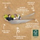 Hamac a barres rembourr Kingsize ALABAMA Avocado (Outdoor)