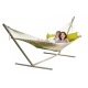 LA SIESTA - SET Hamac  barre double Alabama vert et support mtal
