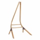 LA SIESTA - Chaise-Hamac Comfort DOMINGO Toucan (Outdoor) + Support bois Universel CALMA Nature pour hamac chaise