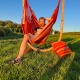 Pack Udine Outdoor Toucan-Chaise-hamac en tissu Outdoor avec support eucalyptus certifi FSC