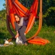 Pack Udine Outdoor Toucan-Chaise-hamac en tissu Outdoor avec support eucalyptus certifi FSC